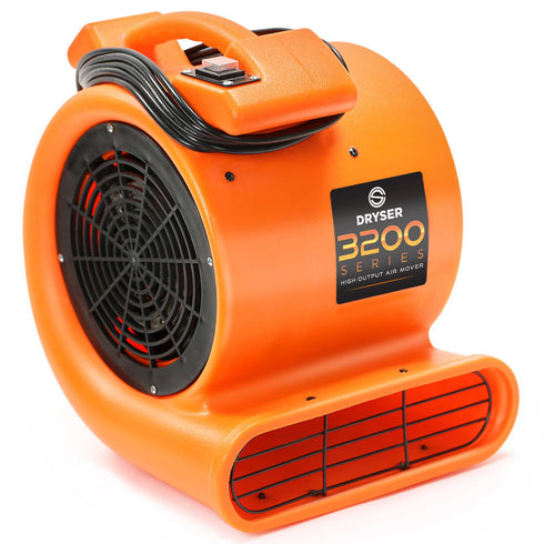 6 Air Mover and Carpet Dryers 2 Speed 1/2 HP - Industrial Floor Fan